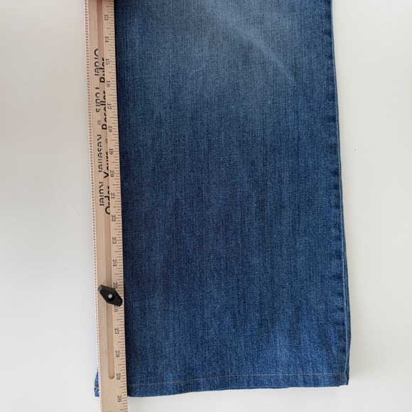 Nili Lotan Floran Jeans Womens 30 Wide Leg Pleated High Rise Flare Denim Trouser - Picture 8 of 11